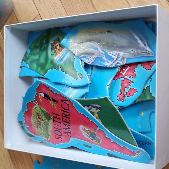 World map 33 piece floor puzzle - Picture 5 of 8